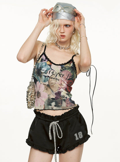 Collage Pattern Sleeveless Top