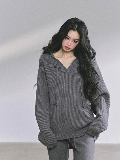 Lazy Style Knitted Suit Set-Up