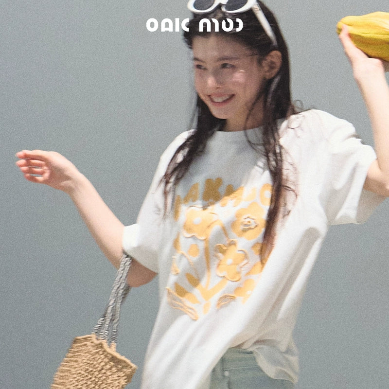 Count Her Flowers Cool Loose T-Shirt