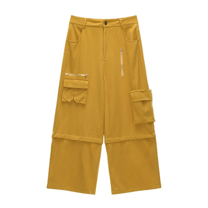 Yellow Summer Work Pants