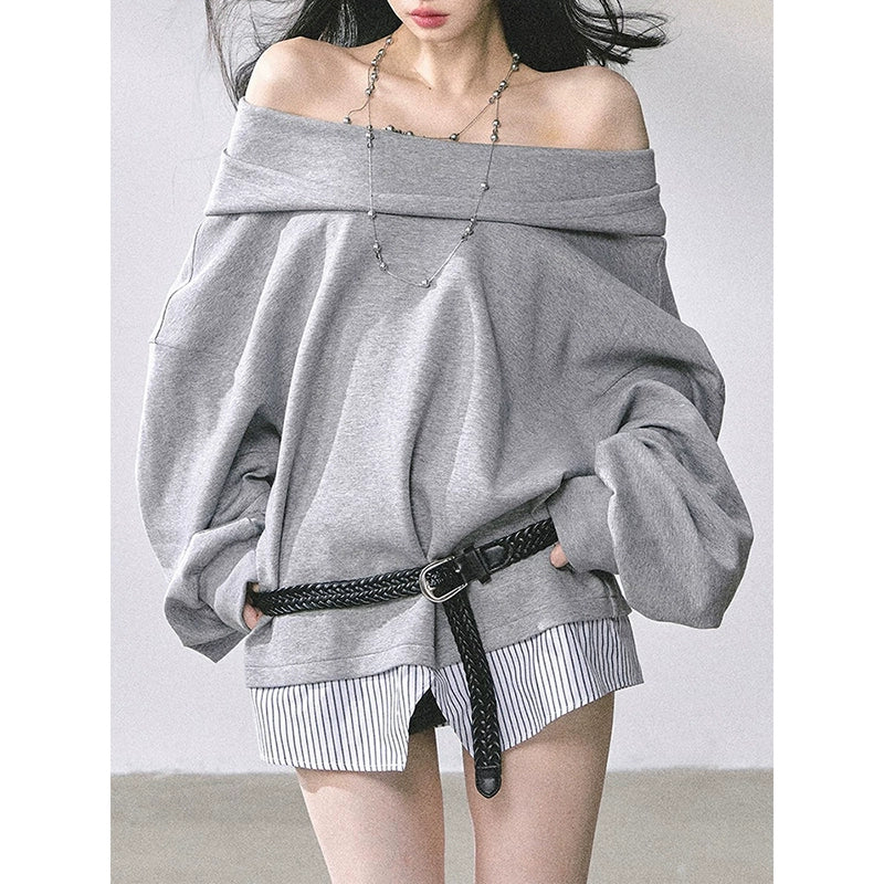 Autumn Oversized Hooded Sweatshirt