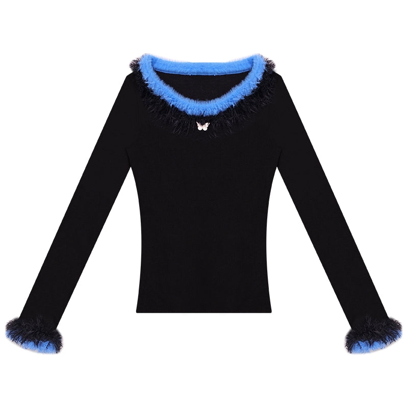 美式复古针织毛衣