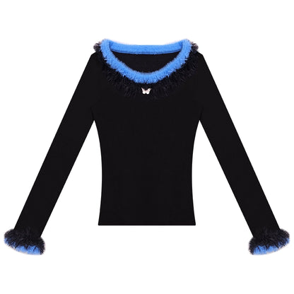 美式复古针织毛衣