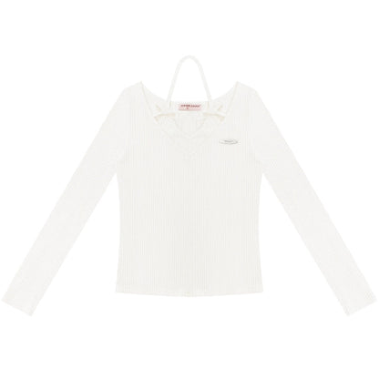 Autumn Bow Halterneck Slimming Top