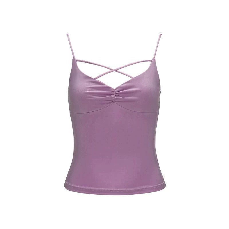 Sleek Cross-Strap Tank Top