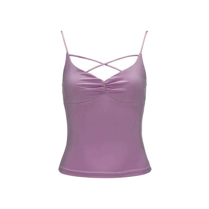 Sleek Cross-Strap Tank Top