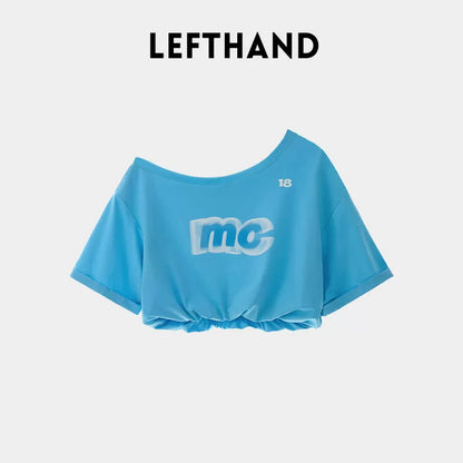 Casual Shoulder Cutout Tee