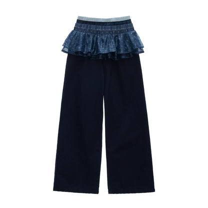 Layered Multi-Waisted Trousers