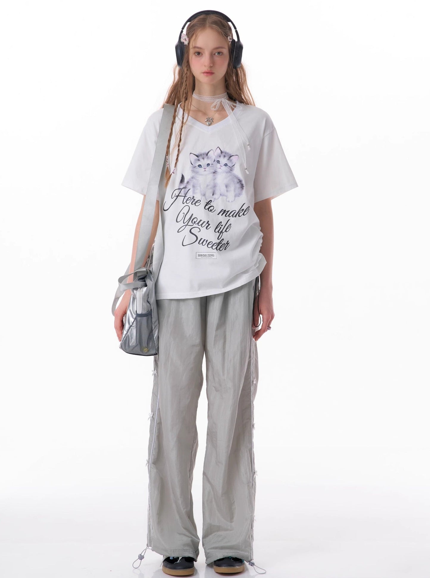 American-Style Wide-Leg Pants