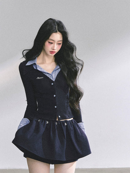 Autumn Striped Polo Shirt