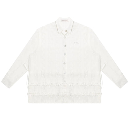 Spring Semi-Sheer Long Shirt