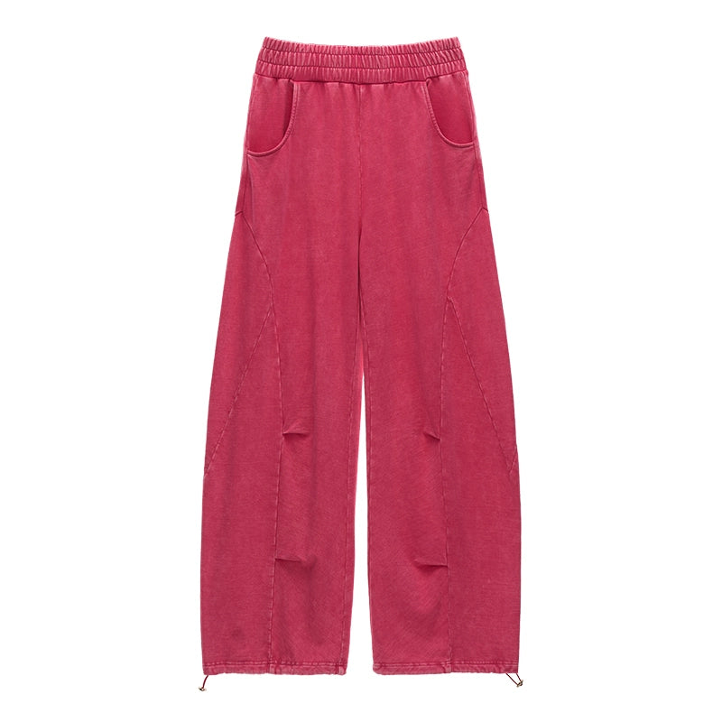 Luxe Loose-Leg Sports Pants
