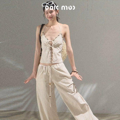 Amber Striped Pants Set-Up