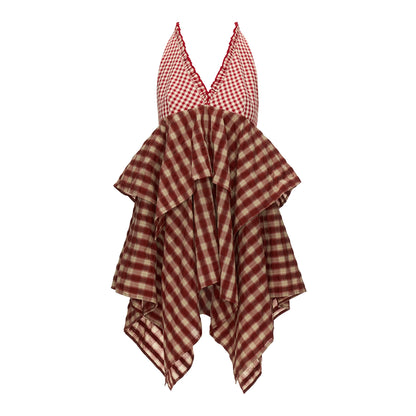 Red Layered Spice Girl Top