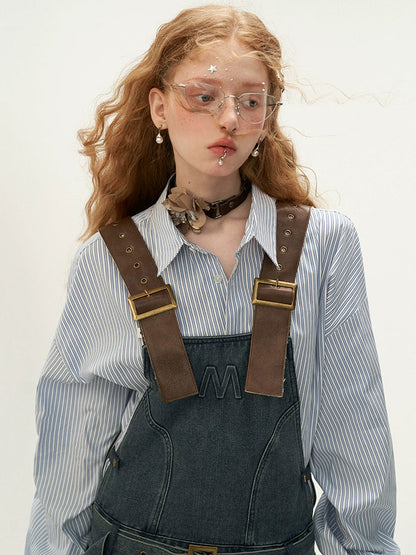 Vintage Denim Short Slip Dress