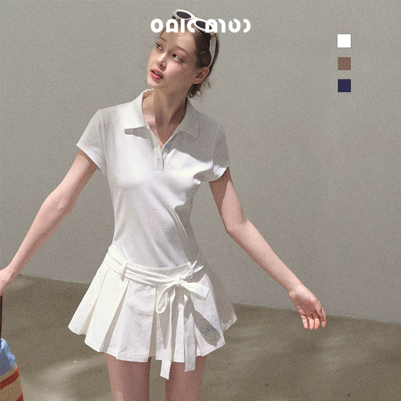 Cool Cotton Polo Skirt Set-Up