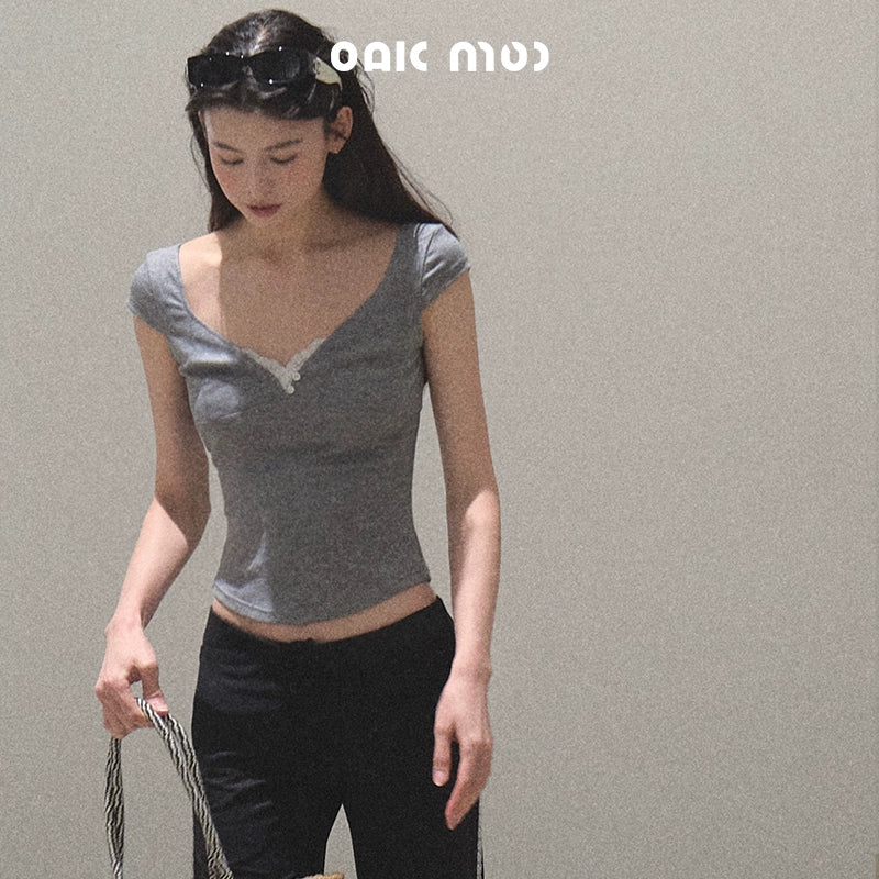 Whispering V-Neck Tee