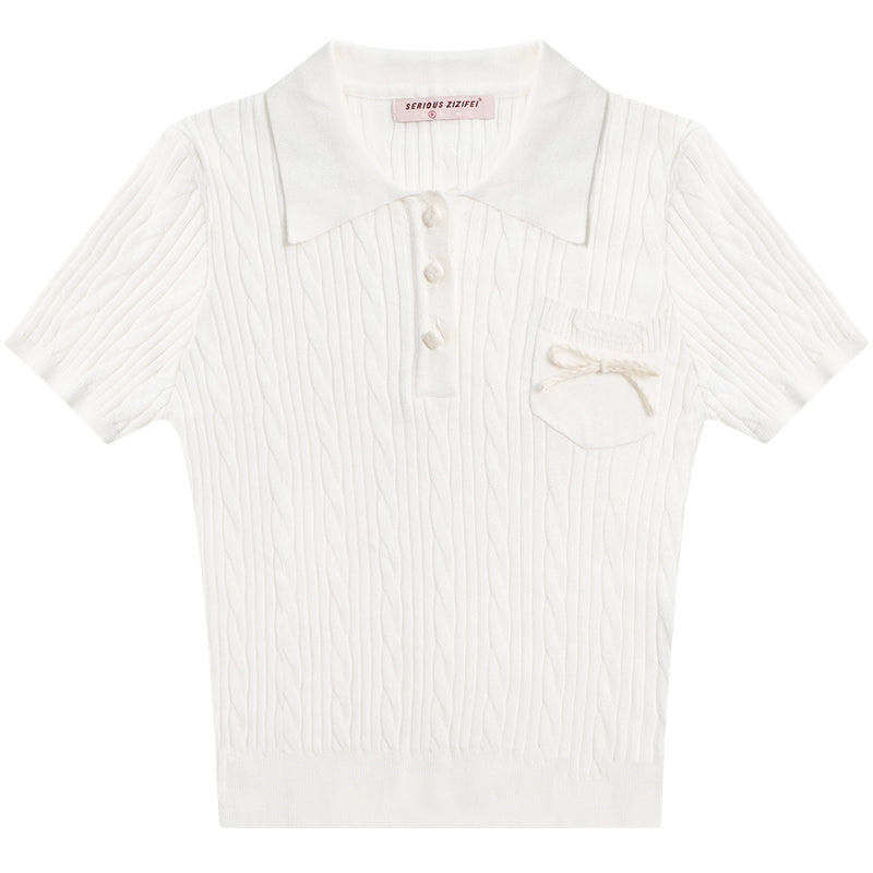 American Polo Neck T-shirt