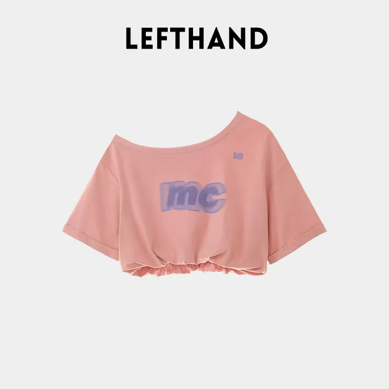 Casual Shoulder Cutout Tee