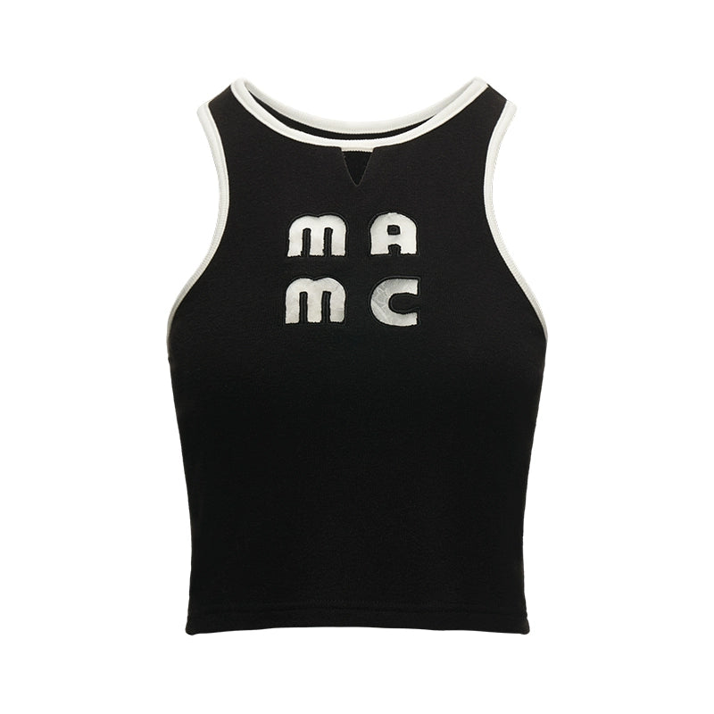 Cutout Letter Camisole Top