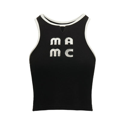 Cutout Letter Camisole Top