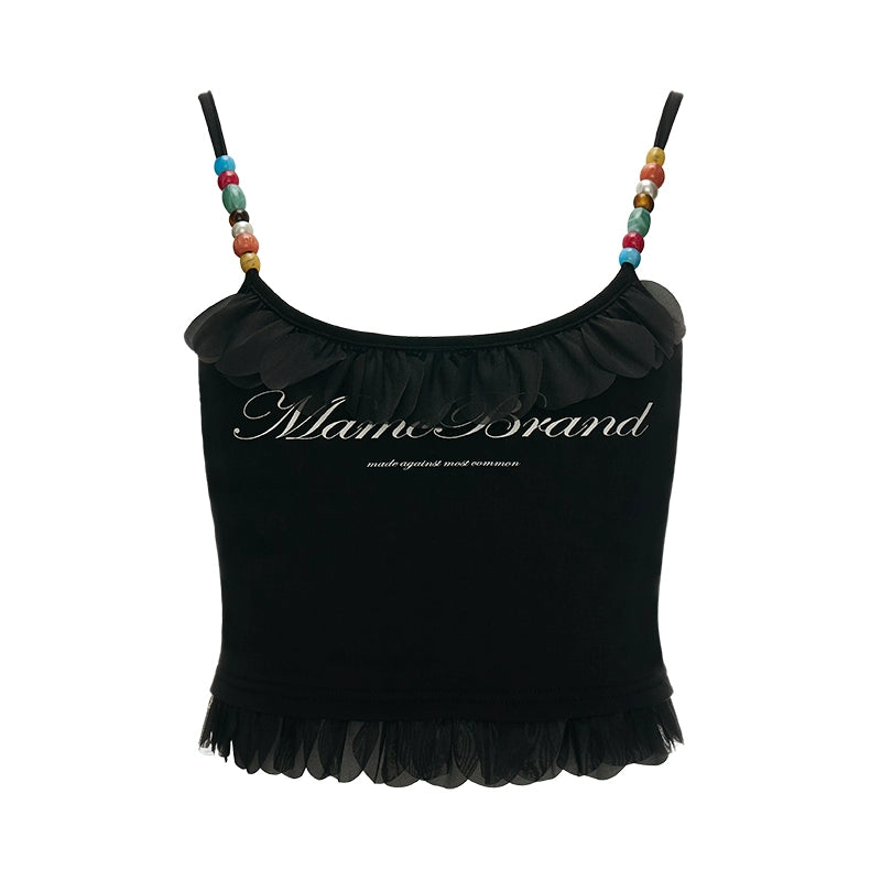 Chic Beaded Camisole Top