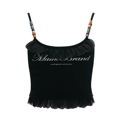 Chic Beaded Camisole Top