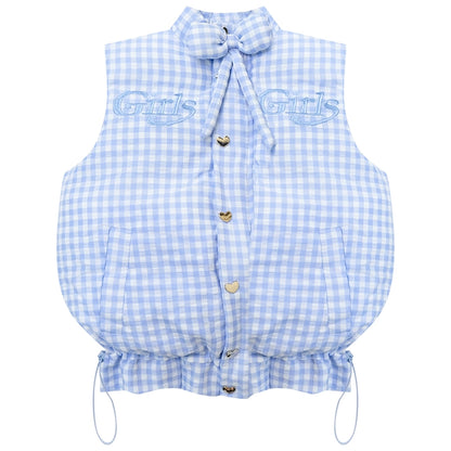 Autumn Embroidery Plaid Cotton Jacket