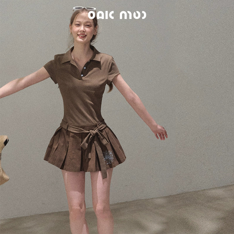 Cool Cotton Polo Skirt Set-Up