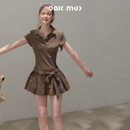 Cool Cotton Polo Skirt Set-Up