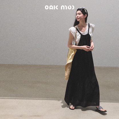 Fruitful Elegance Halter Dress