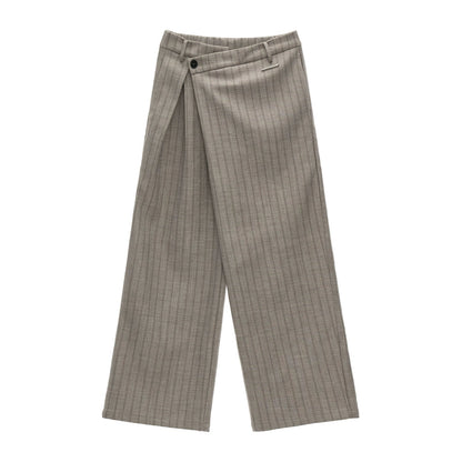 Deconstructed Patchwork Pleated Trousers