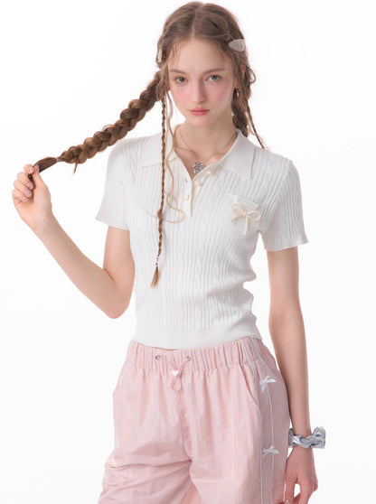 American Polo Neck T-shirt