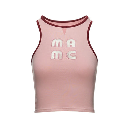 Cutout Letter Camisole Top