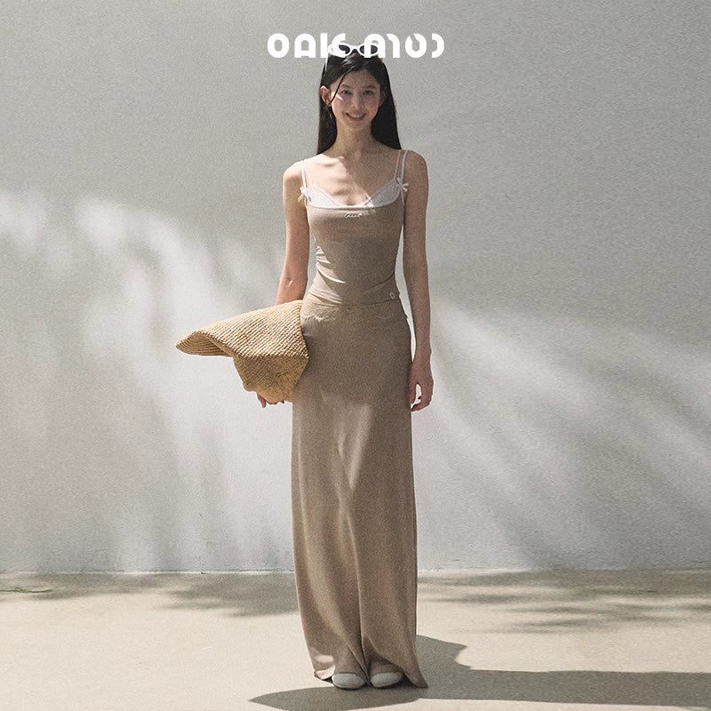 Stretch Chambray Camisole Set