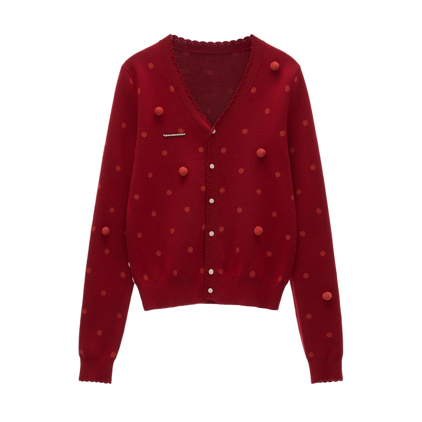 dot cardigan