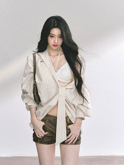 French Stripe Sunscreen Shirt