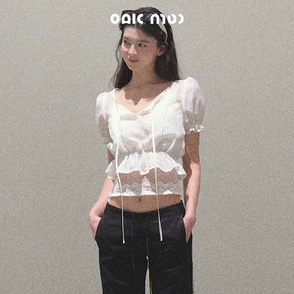 Windfold Bubble Sleeve Shirt