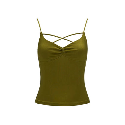 Sleek Cross-Strap Tank Top