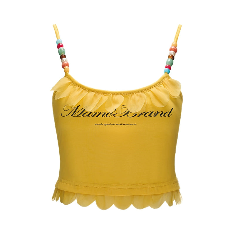 Chic Beaded Camisole Top