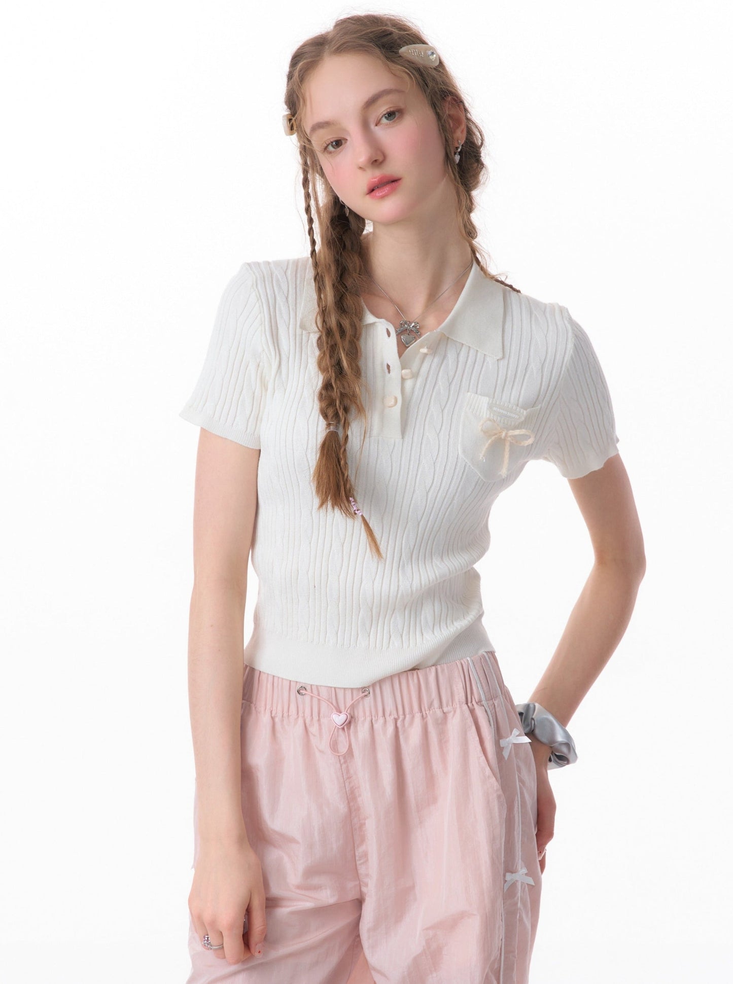 American Polo Neck T-shirt