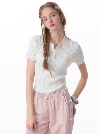 American Polo Neck T-shirt