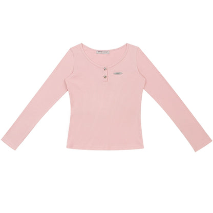 American retro long-sleeved T-shirt