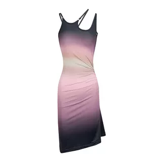 Niche Romantic Oil Painting Style Suspender Dress