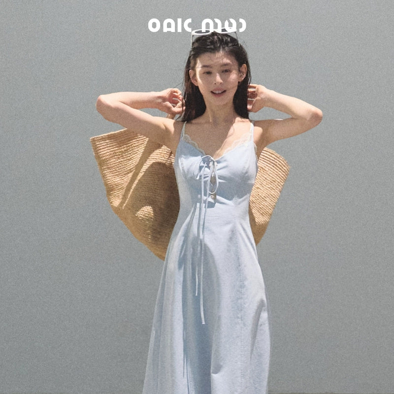 Tranquility Denim Slip Dress