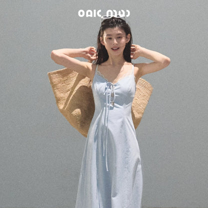 Tranquility Denim Slip Dress