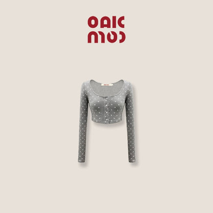 Herbaceous Gray Knit Suit Set-Up