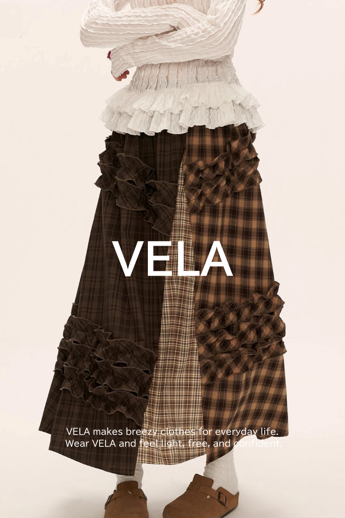 Patchwork Plaid Long Skirt