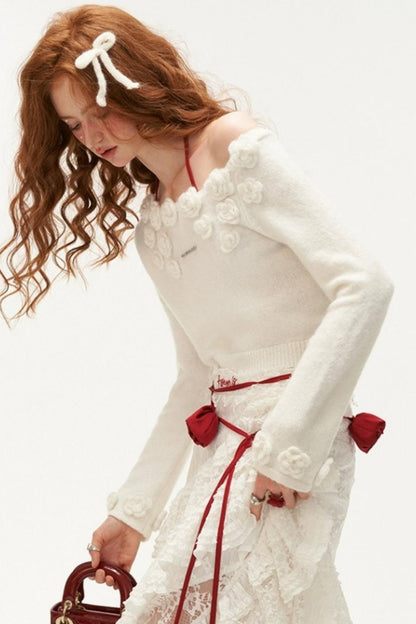 Slatted Shoulder Sweater