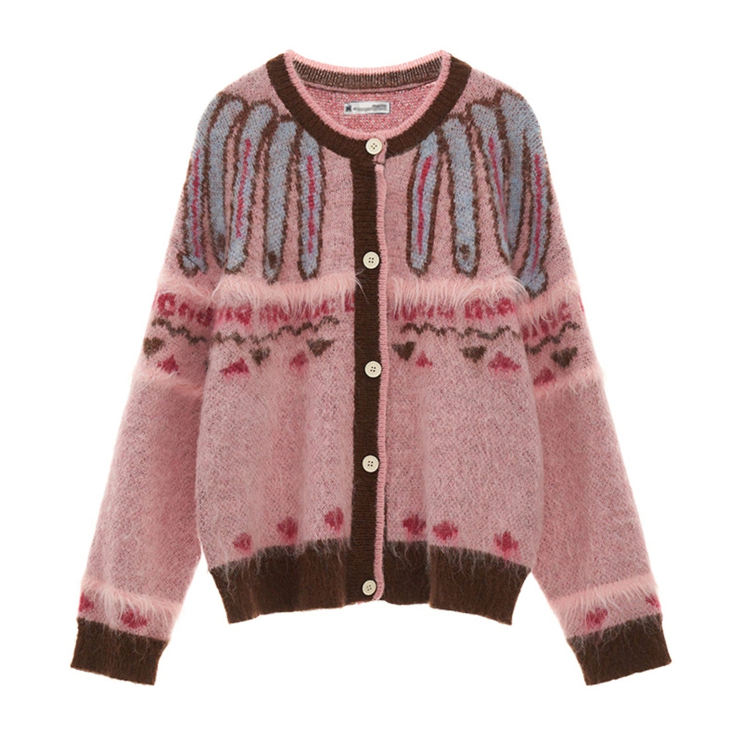 Retro Soft Knit Cardigan Sweater